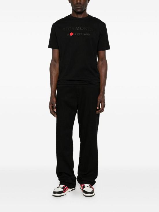 26SS 존 리치몬드 반팔 티셔츠 UMP26020TSRSCSAKANTABLK Black - JOHN RICHMOND