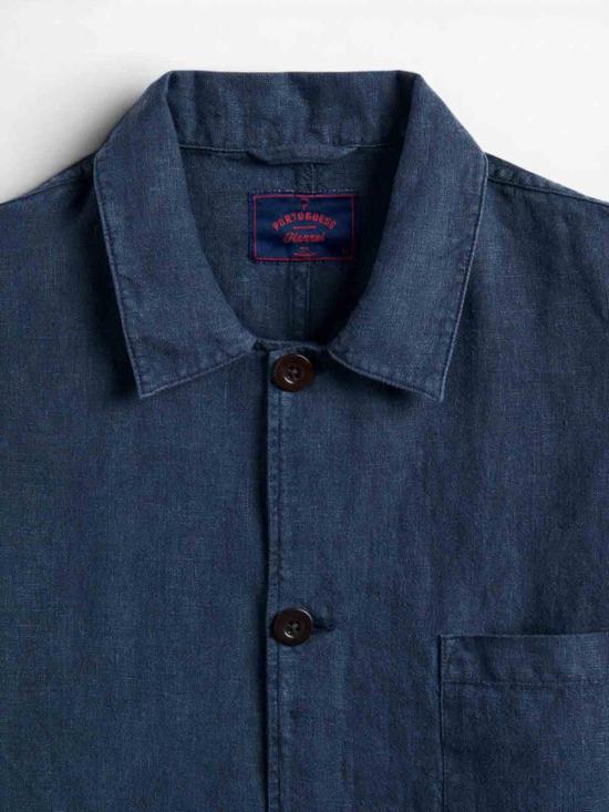 26SS 포르투기스플란넬 자켓 SS26062NAVY Blue - PORTUGUESE FLANNEL