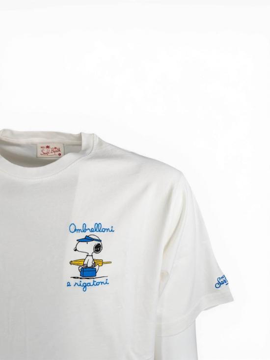 26SS 세인트바쓰 반팔 티셔츠 POT000100754L00754L White - MC2 SAINT BARTH