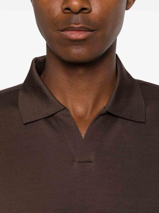 26SS 에르노 폴로 티셔츠 JV000004U520598800 Brown - HERNO