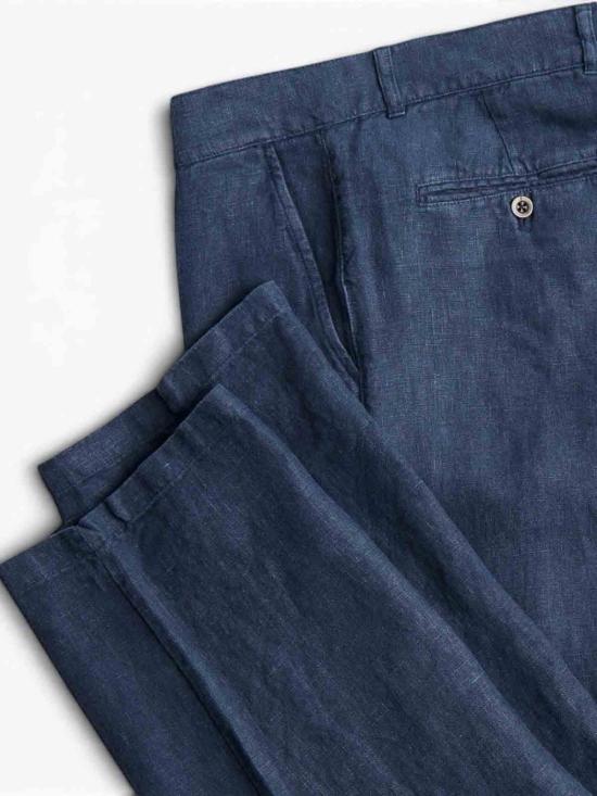 26SS 포르투기스플란넬 스트레이트 팬츠 SS26069NAVY Blue - PORTUGUESE FLANNEL