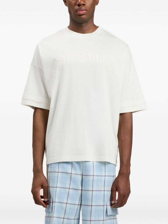 26SS 팜앤젤스 반팔 티셔츠 PMAA10QS26JER0010303 White - PALM ANGELS