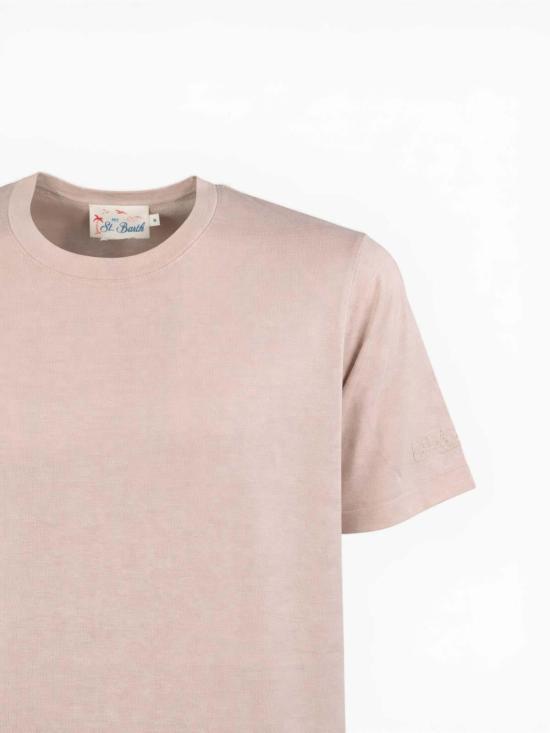 26SS 세인트바쓰 반팔 티셔츠 SCO000900102L00102L Beige - MC2 SAINT BARTH