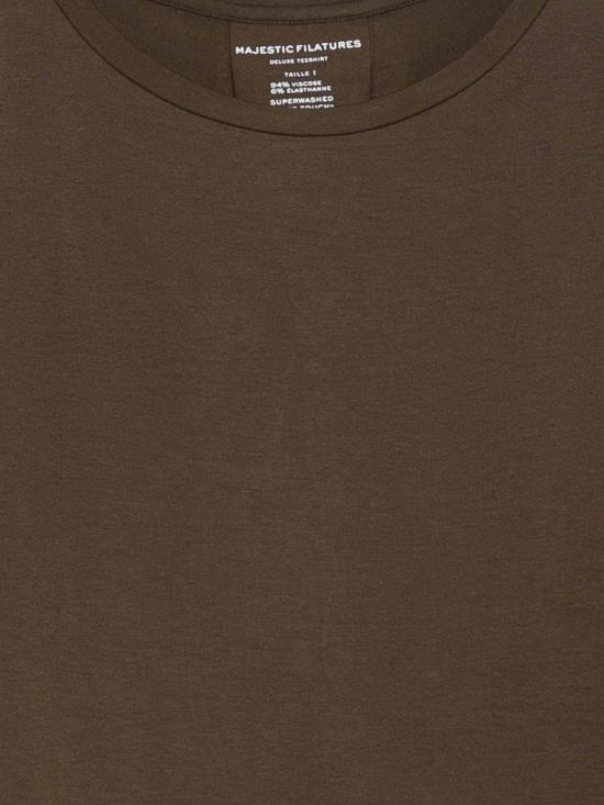 26SS 마제스틱필라쳐 긴팔 티셔츠 E26M001FTS1421079 Brown - MAJESTIC FILATURES