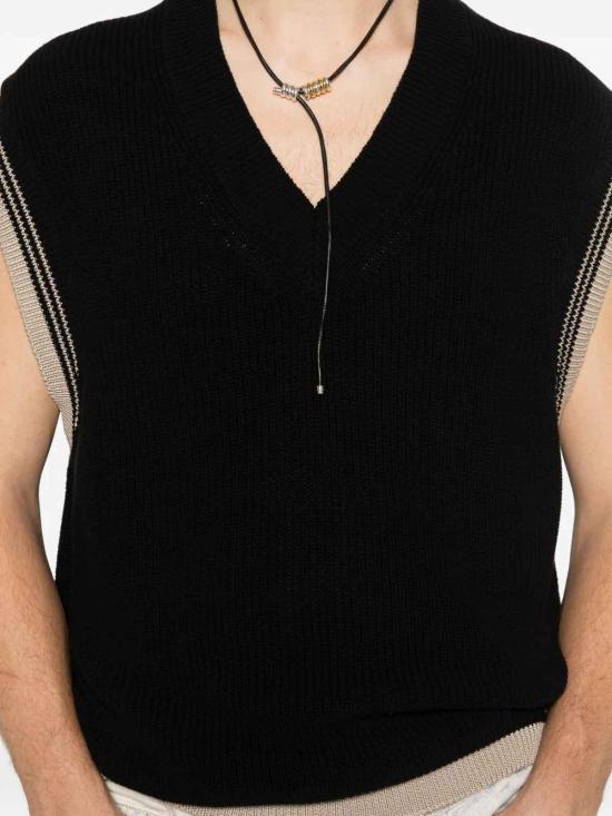 26SS 아마란토 니트 베스트 B9AB0039ABV423 Beige - AMARANTO