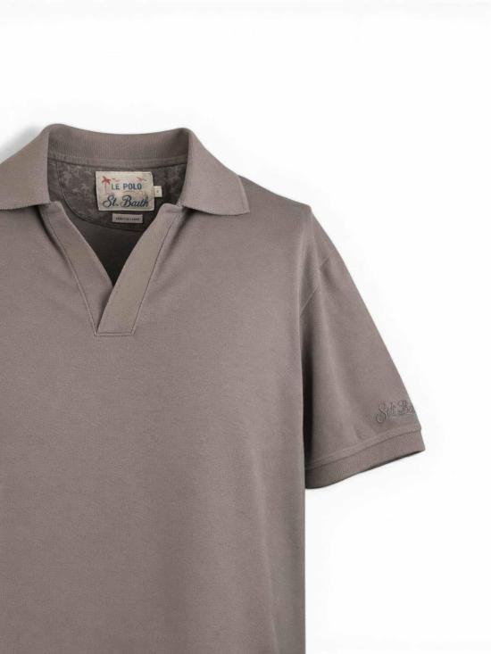 26SS 세인트바쓰 폴로 티셔츠 CHS000100137L00137L Brown - MC2 SAINT BARTH