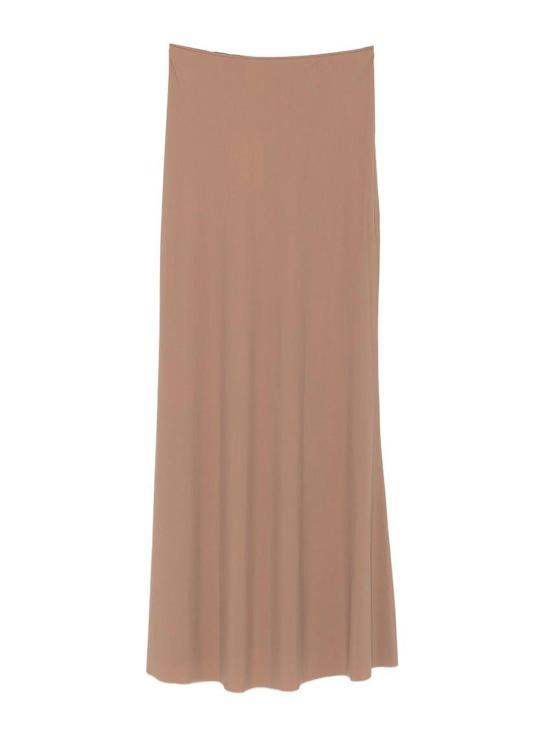 26SS 아마주인 롱 스커트 12LUNUDTLUNADESERTTAN Brown - AMAZUIN