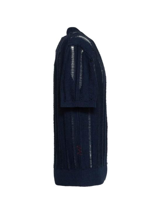 26SS 아마란토 폴로 티셔츠 B9AB0036ABU87M Dark Blue - AMARANTO