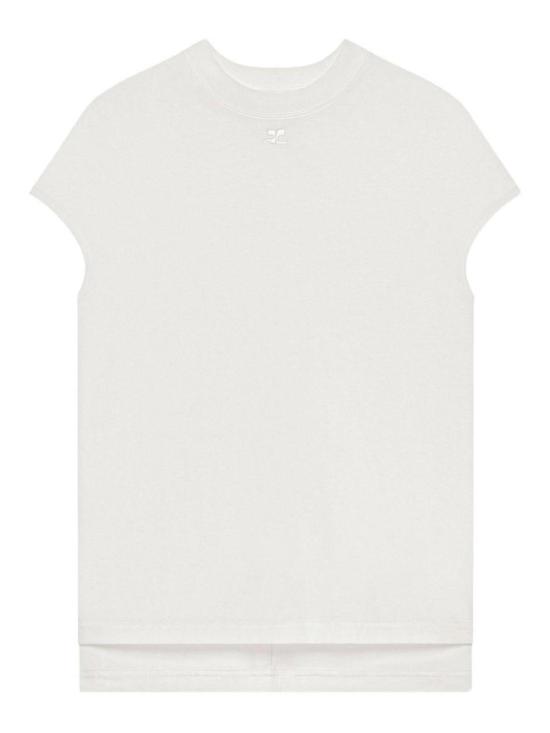 26SS 쿠레쥬 반팔 티셔츠 126JTS238JS02330001 White