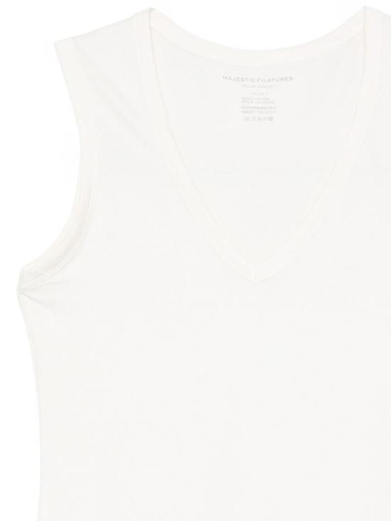 26SS 마제스틱필라쳐 민소매 티셔츠 E26M001FDE221104 Cream - MAJESTIC FILATURES