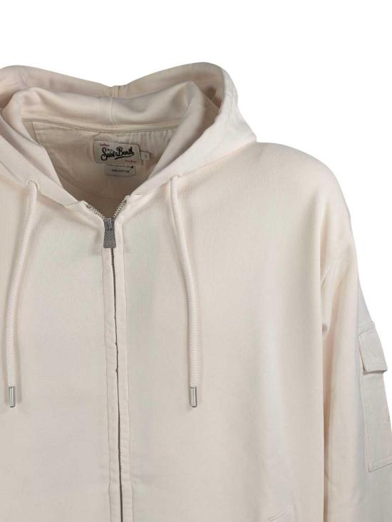26SS 세인트바쓰 후드 티셔츠 BCK000100095L00095L White - MC2 SAINT BARTH