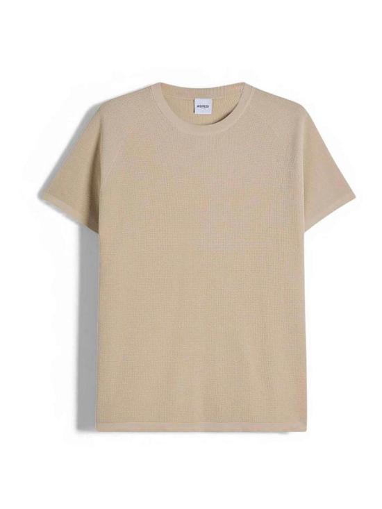 26SS 아스페시 반팔 티셔츠 QM831D07710045 Beige