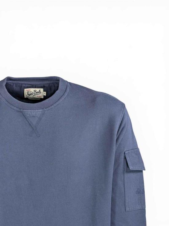 26SS 세인트바쓰 긴팔 티셔츠 CST000100097L00097L Blue - MC2 SAINT BARTH