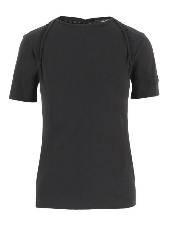 26SS 자크뮈스 반팔 티셔츠 TSW00568AJ00189990 Black