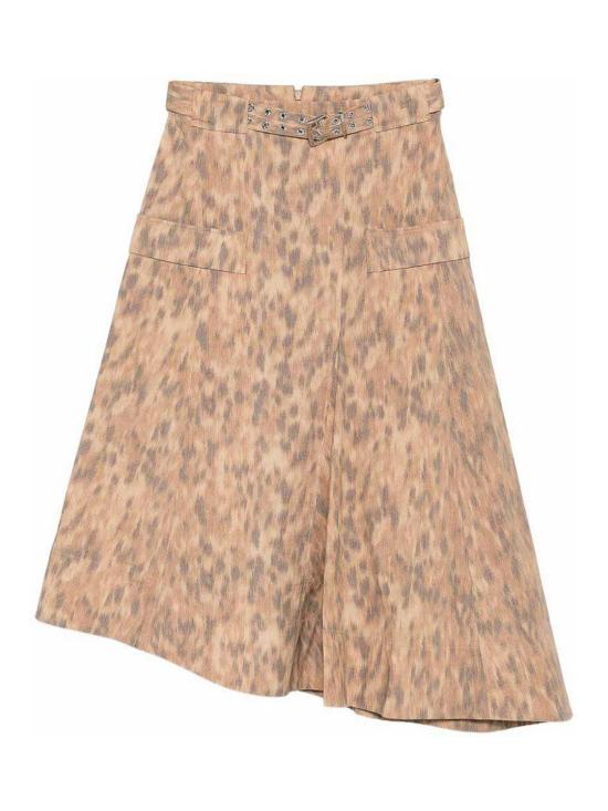 26SS 가니 미디 스커트 A1090174ZZT Brown