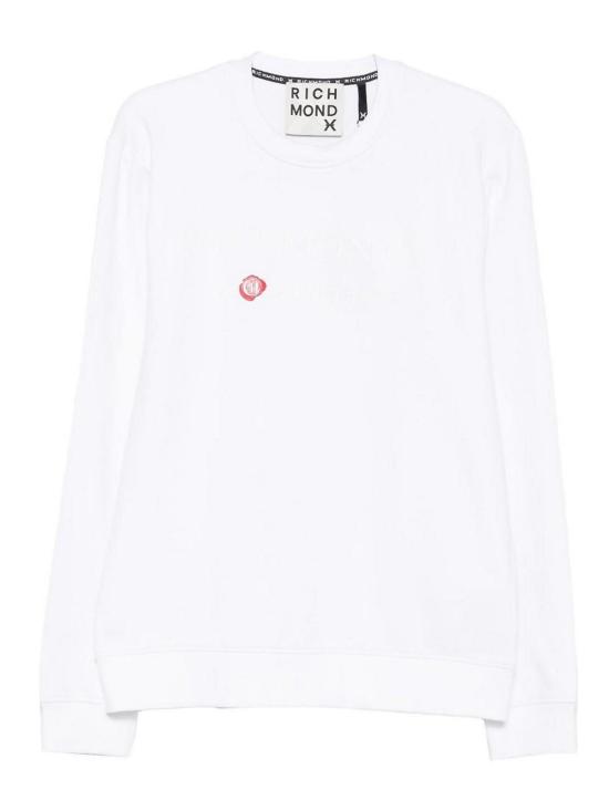 26SS 존 리치몬드 긴팔 티셔츠 UMP26037FERDITHANEMWHT White