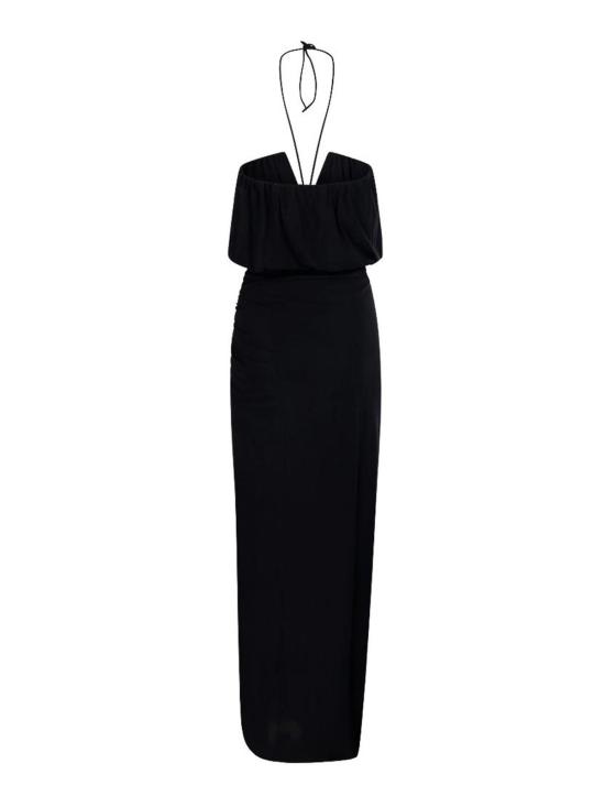 26SS 아마주인 롱 원피스 12GISUDBGISELLEDEEPBLACK Black - AMAZUIN