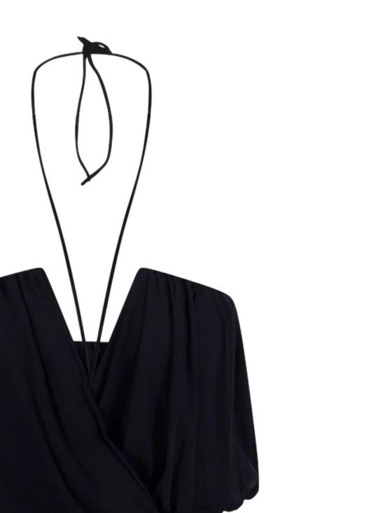 26SS 아마주인 롱 원피스 12GISUDBGISELLEDEEPBLACK Black - AMAZUIN
