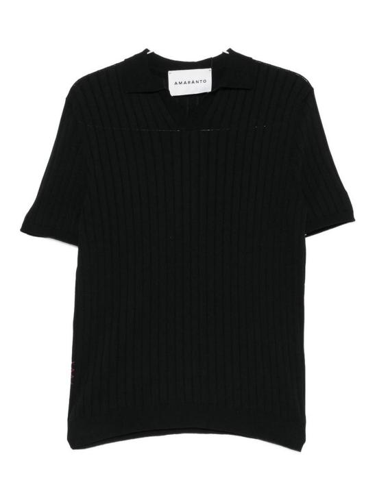 26SS 아마란토 폴로 티셔츠 B9AB0048A99 Black