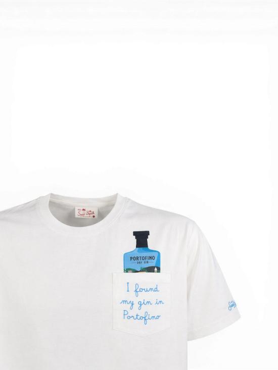 26SS 세인트바쓰 반팔 티셔츠 AUS000104517L04517L White - MC2 SAINT BARTH