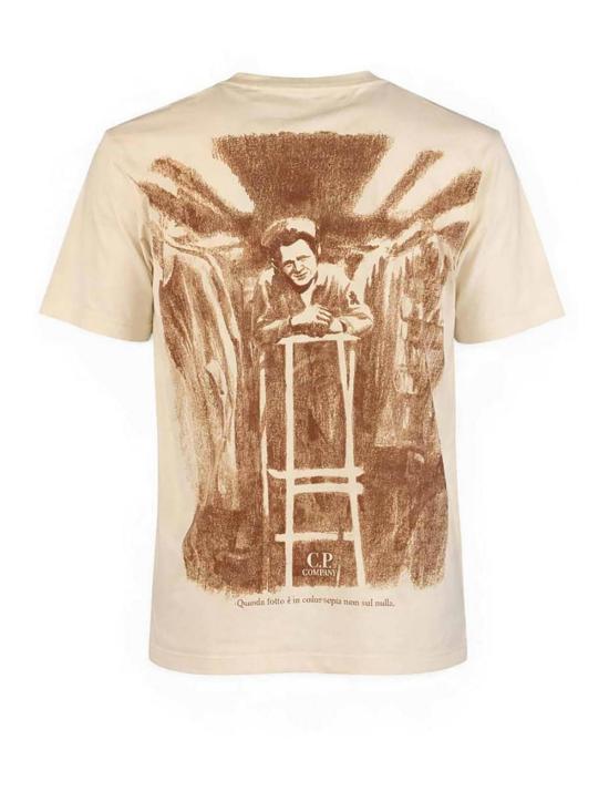26SS 씨피 컴퍼니 반팔 티셔츠 20CMTS291A005431G114 White - C.P. COMPANY