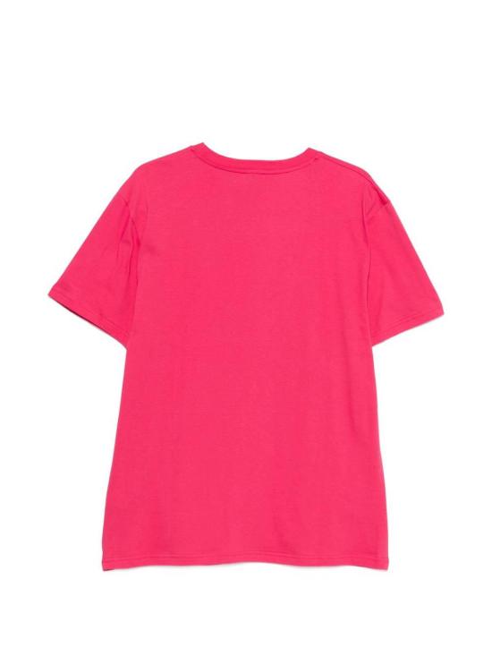 26SS 모스키노 반팔 티셔츠 070194210211 Fuchsia - MOSCHINO
