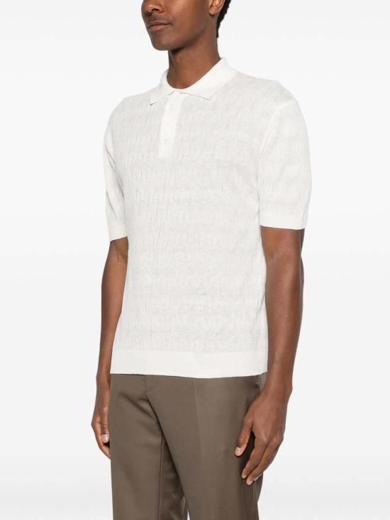 26SS 다니엘피에솔리 폴로 티셔츠 DF30850001 White - DANIELE FIESOLI