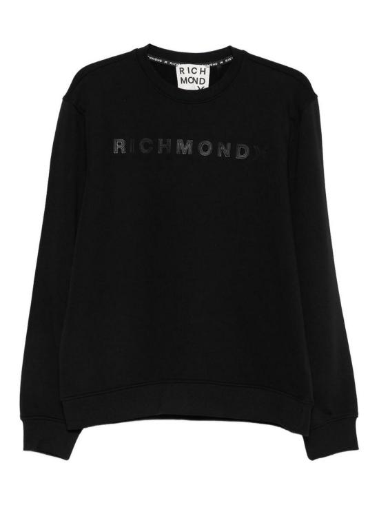 26SS 존 리치몬드 긴팔 티셔츠 UMP26004FERDISEJAMBLK Black