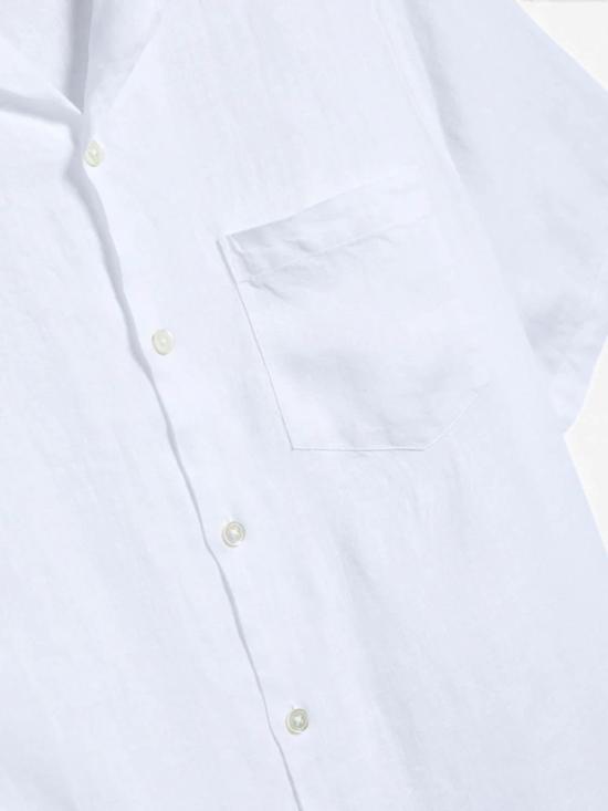 26SS 포르투기스플란넬 반팔 셔츠 SS26067WHITE White - PORTUGUESE FLANNEL