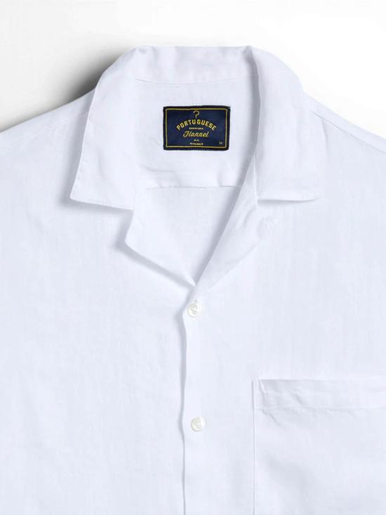 26SS 포르투기스플란넬 반팔 셔츠 SS26067WHITE White - PORTUGUESE FLANNEL