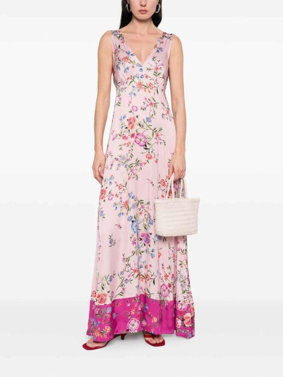 26SS 리우조 롱 원피스 CA6297TS562P9668 Pink - LIU JO