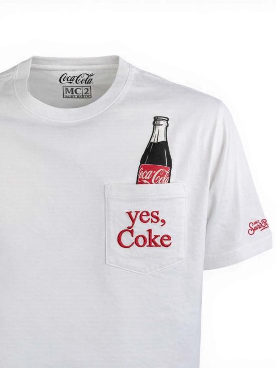 26SS 세인트바쓰 반팔 티셔츠 AUS000104565L04565L White - MC2 SAINT BARTH
