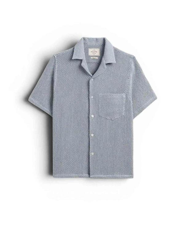 26SS 포르투기스플란넬 반팔 셔츠 SS26004PASTELBLU Blue