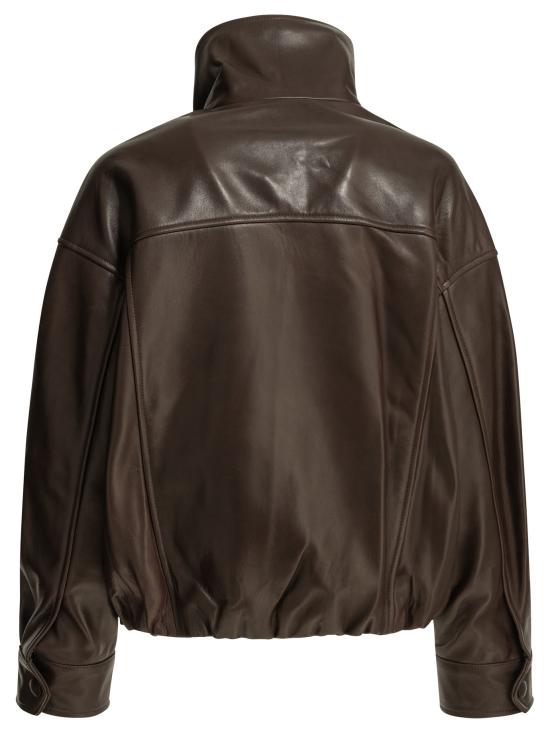 26FW NOUR HAMMOUR 가죽 자켓 PF26JK07ROLANDBROWN - OTHER BRANDS