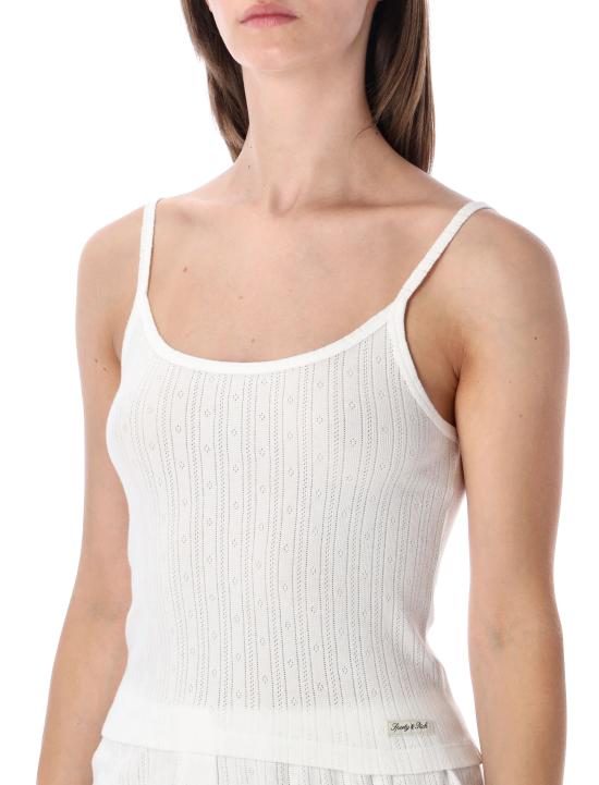 26SS 스포티앤리치 민소매 티셔츠 TO11076326WH01 48 WHITE - SPORTY & RICH
