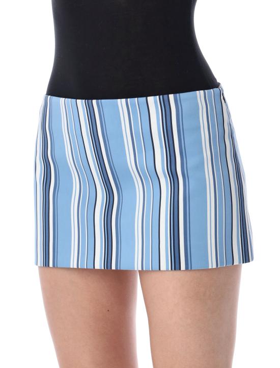 26SS 더프랭키샵 숏 스커트 SKFS22033836 BLUEMULTI BLUE MULTI STRIPES - THE FRANKIE SHOP