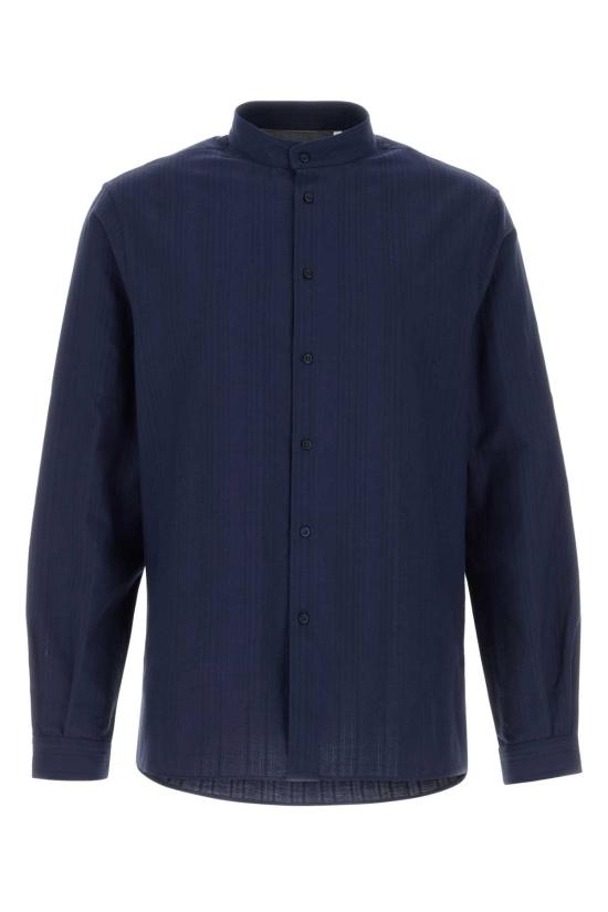 26SS 브루넬로 쿠치넬리 긴팔 셔츠 MA6760625 C2190 BLUE