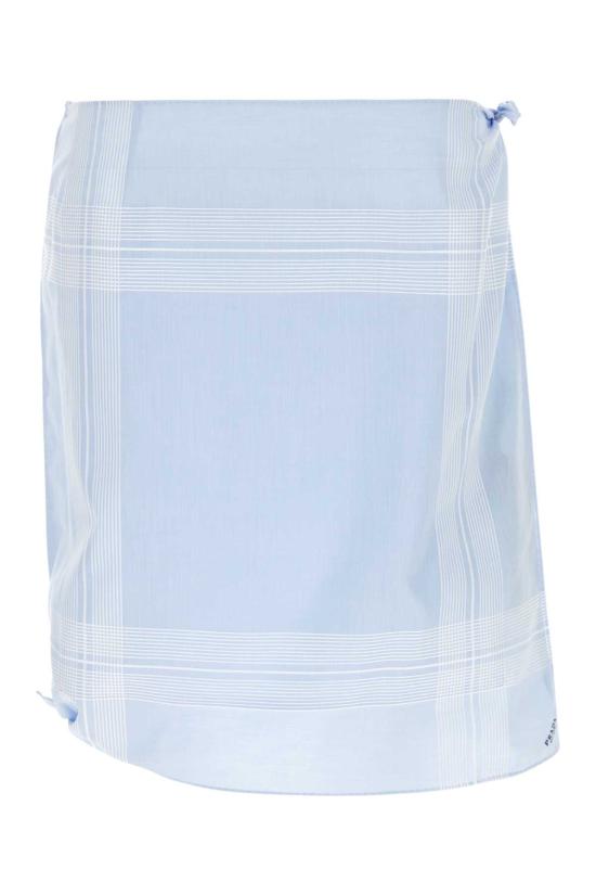  프라다 미디 스커트 P151KRSOOO15FB F0013 LIGHT BLUE