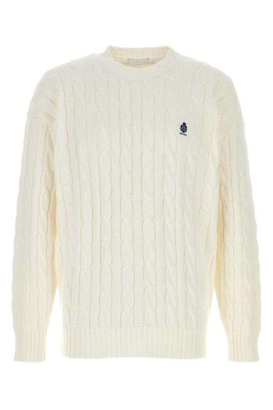26FW 프라다 스웨터 UMF304SOOO19VL F0009 WHITE