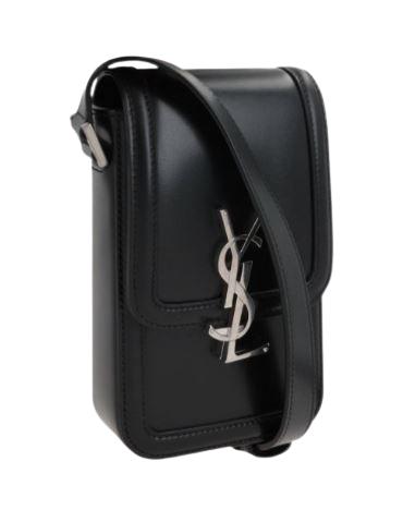  생로랑 핸드폰 액세사리 7539630SX0E 1000 BLACK - SAINT LAURENT