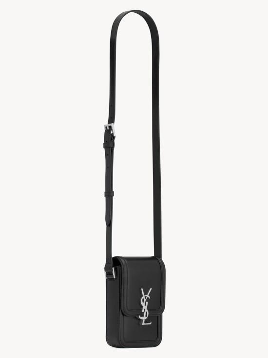  생로랑 핸드폰 액세사리 7539630SX0E 1000 BLACK - SAINT LAURENT