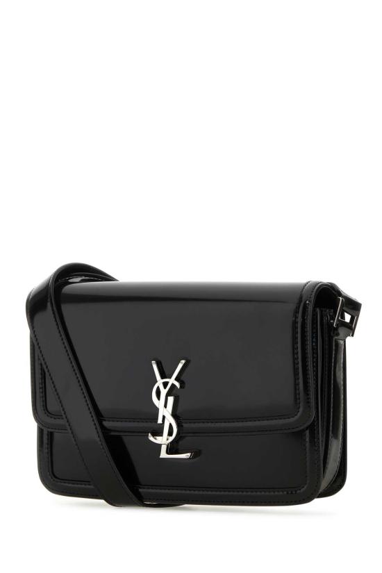  생로랑 솔페리노 미디움 글레이즈드 레더백 711039AAB9H 1000 BLACK - SAINT LAURENT