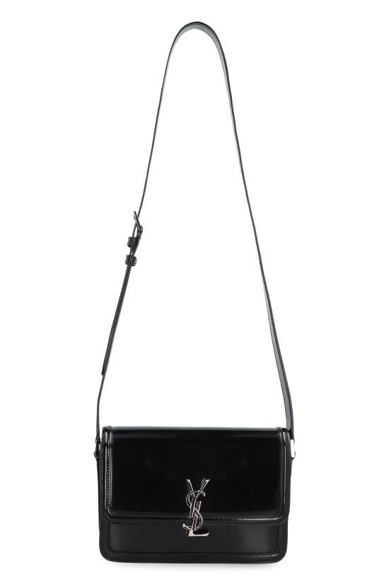  생로랑 솔페리노 미디움 글레이즈드 레더백 711039AAB9H 1000 BLACK - SAINT LAURENT