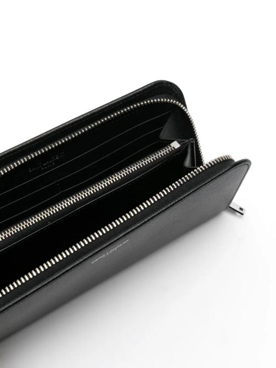  생로랑 그랑 드 뿌드르 엠보스드 레더 파리 집 어라운드 지갑 534290BTY0N 1000 BLACK - SAINT LAURENT