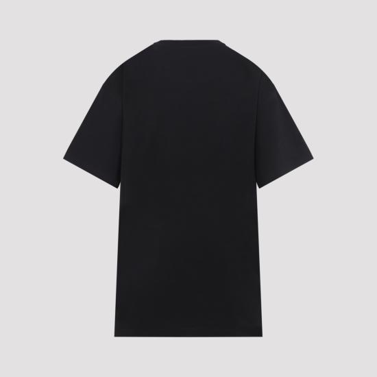 26FW 모스키노 반팔 티셔츠 262E07075541 1555 BLACK - MOSCHINO