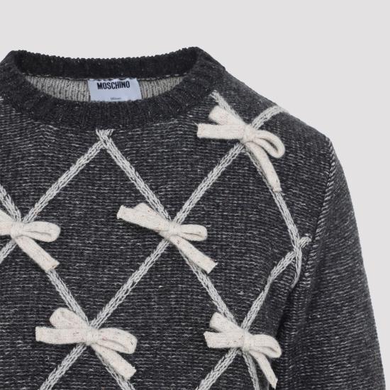 26FW 모스키노 스웨터 262E09085503 2500 GREY - MOSCHINO