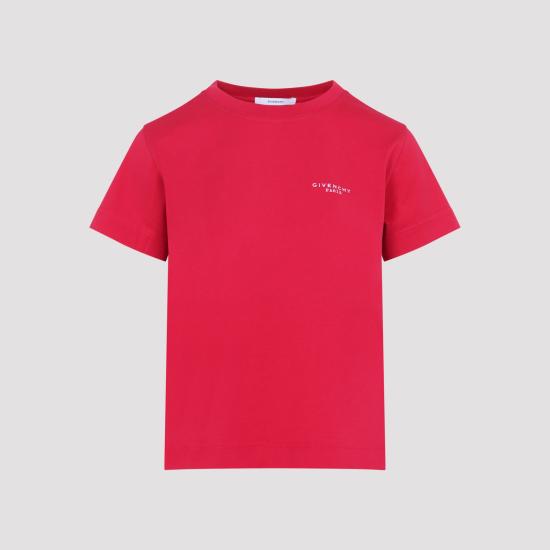 26FW 지방시 반팔 티셔츠 BW70FJP7BR 669 PINK PURPLE - GIVENCHY