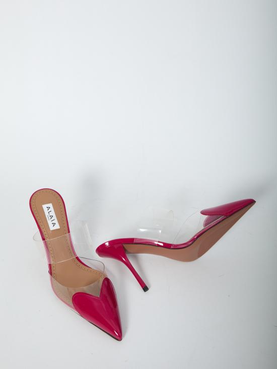 26FW 알라이아 힐/펌프스 AA3M053CK150 424 RED - ALAIA