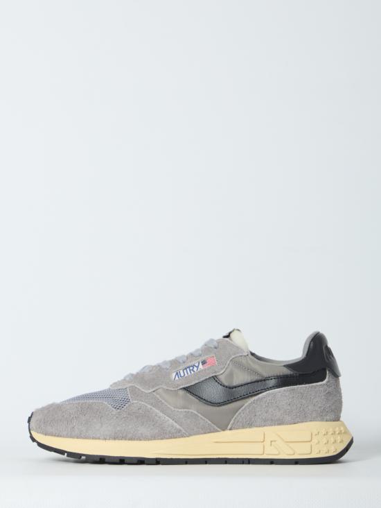 26FW 오트리 릴윈드 로우 나일론 스웨이드 스니커즈 WWLMUT 53 GREY - AUTRY