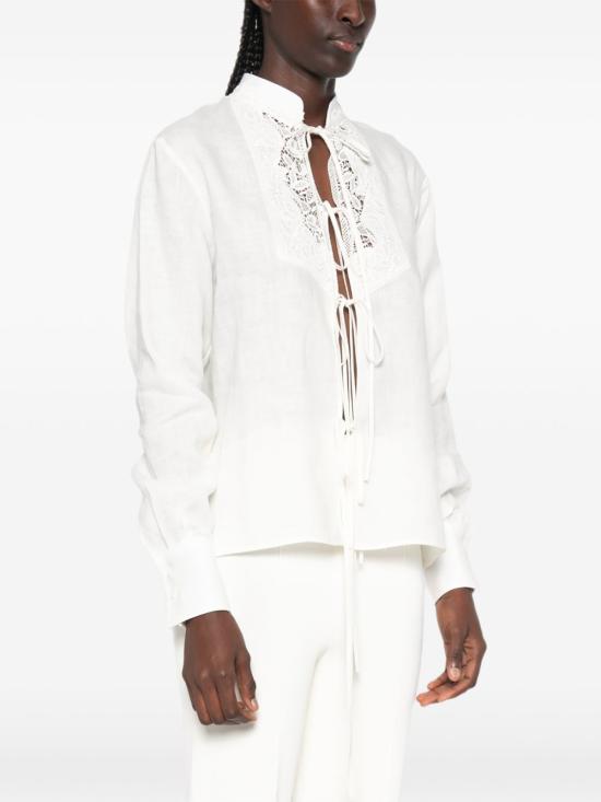 26SS 에르마노 설비노 셔츠 D484K612GQI10602 WHITE - ERMANNO SCERVINO